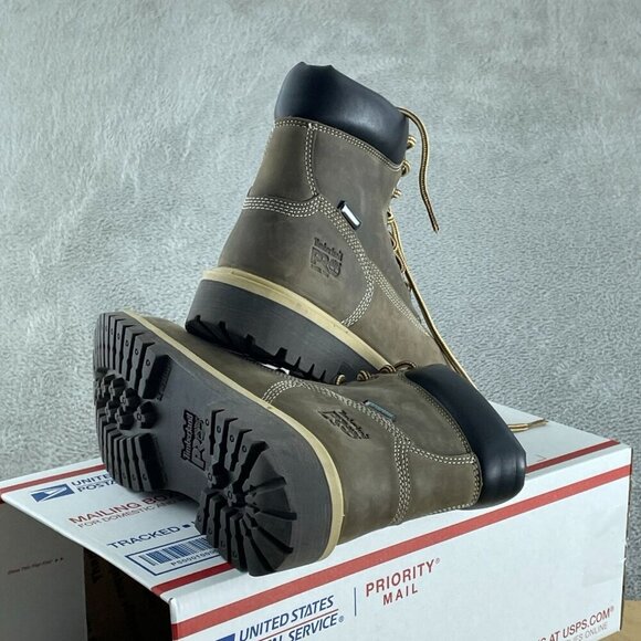 Timberland PRO Women's Attach 6 Inch Steel Toe Waterproof Work Boot 7 NWOB S120 - Picture 4 of 8